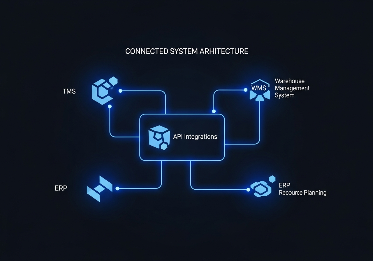 LOGIX.AI si integra con TMS, WMS e ERP